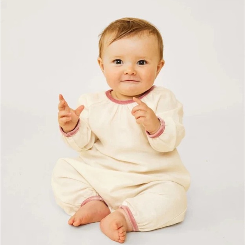 Oso & Me | Missy Jumpsuit, Pink Velvet - Picture 2 of 6